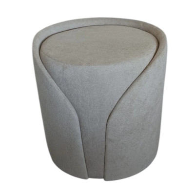 Pouf Coman Boucle Beige