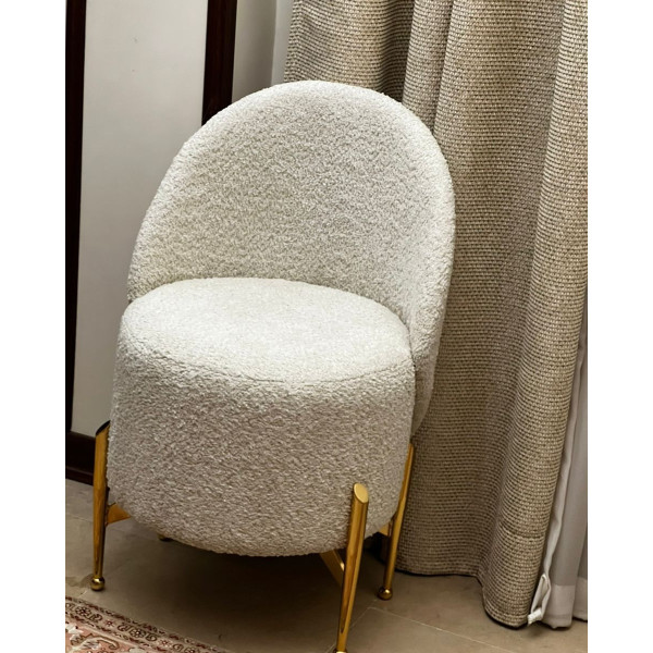 Chaise Fauteuil de luxe avec dossier Minimaliste pour coiffeuse-salle d`attente - salon -